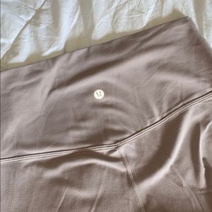 Size 8 Lululemon Align Leggings 28” (light purple)